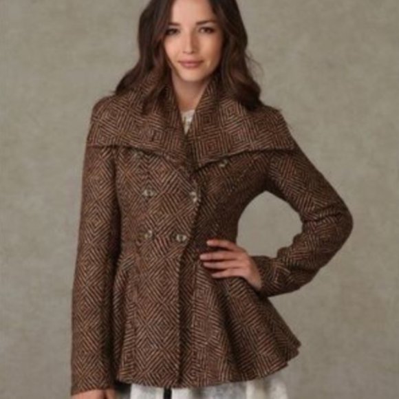 Free People Jackets & Blazers - 🔥FINAL WEEK🔥Free People Jacket tweed peplum jacket 6